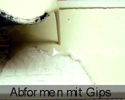 Abformen mit Gips